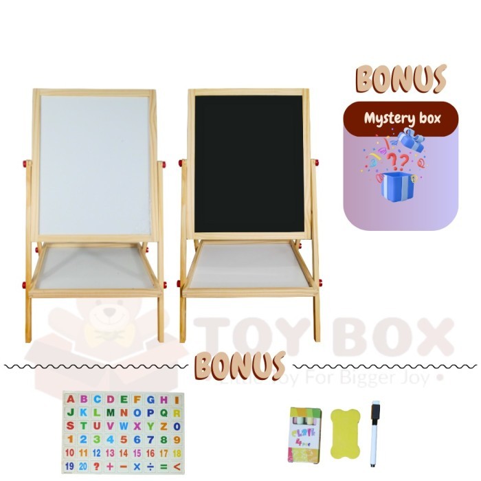 

TERBARU REGULER (TANPA SEMPOA) PAPAN TULIS ANAK 2 SISI BLACKBOARD + WHITEBOARD HOT SALE!