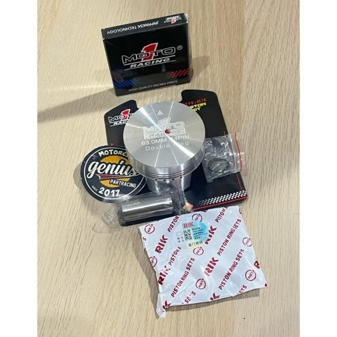 Piston Seher MOTO 1 FORGED UKURAN 60/ 63 / 65 PEN PIN 14
