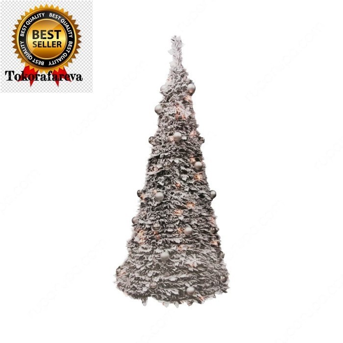 NEW pohon natal Noelle 180 Cm Pohon Natal Pinus Pop Up Prelit Snow