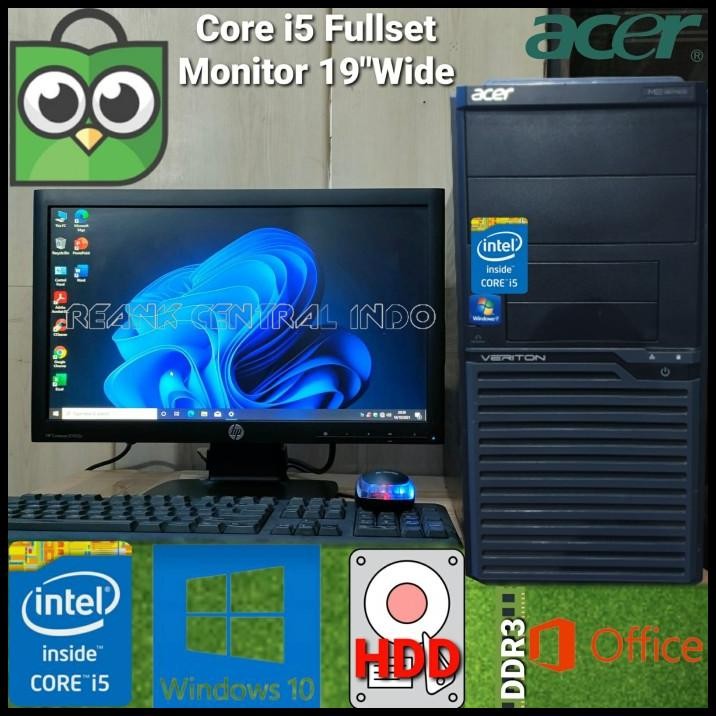 PC KOMPUTER ACER CORE I5 FULLSET MURAH