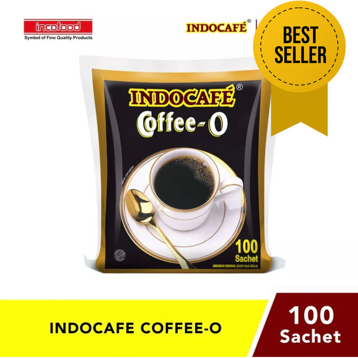 

Promo!! Kopi Hitam Indocafe Coffee - O Isi 100 Sachets