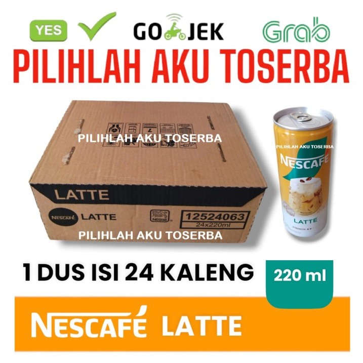 

Termurah Kopi Nescafe Kaleng (Latte) / Nescafe Can (Latte) 220 Ml (Harga 1 Dus)