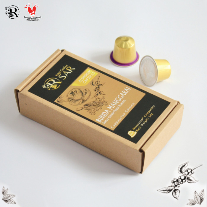 

Ready Stock Nespresso Compatible Coffee Capsule - Bunda Manggarai Kopi Kapsul
