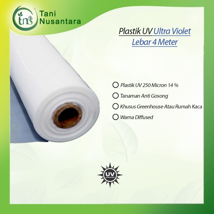 Plastik UV (Ultra Violet) Lebar 4 Meter 250 Micron