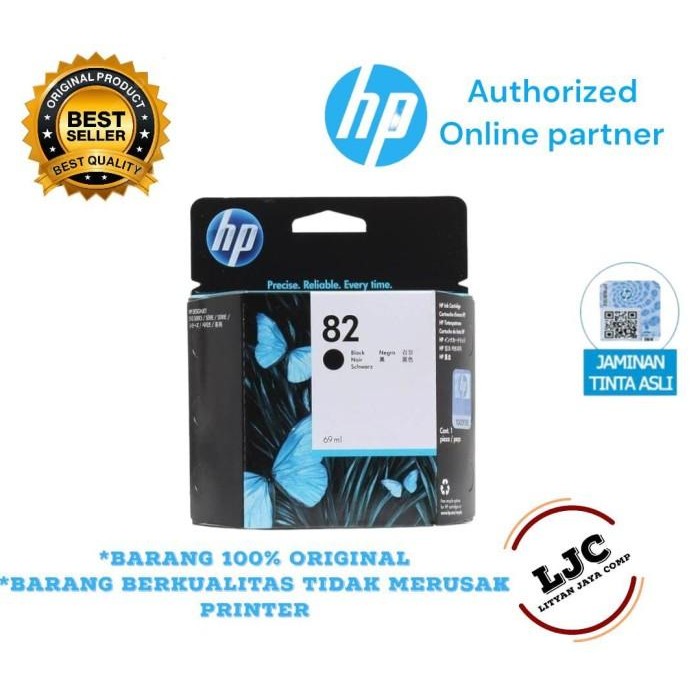 Tinta Hp 82 Black Original