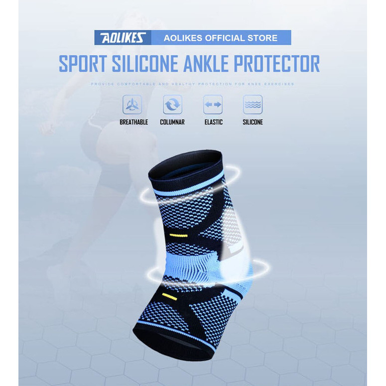Deker Pelindung Engkel Kaki Tumit Ankle Support Brace Dekker Ankle