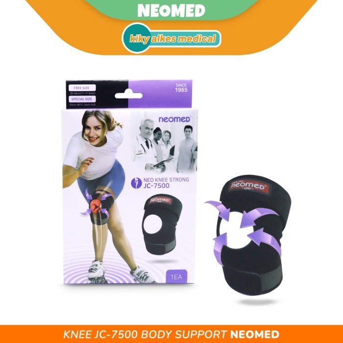 alat penopang dengkul lutut alat terapi lutut neomed knee jc-7500