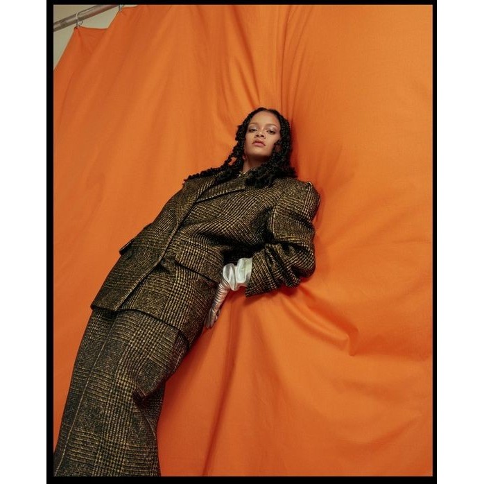 kain backdrop foto aesthetik warna kuning kunyit orange lebar 2.4m