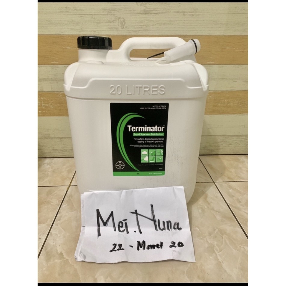 Terlaris Terminator Bayer Disinfektan Corona Virus 20 Liter