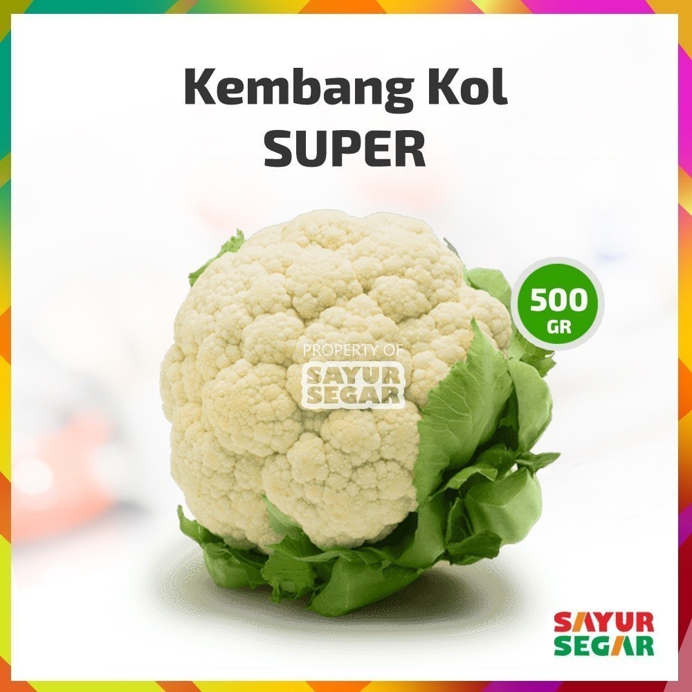 

KEMBANG KOL SUPER [±500g] FRESH CAULIFLOWER