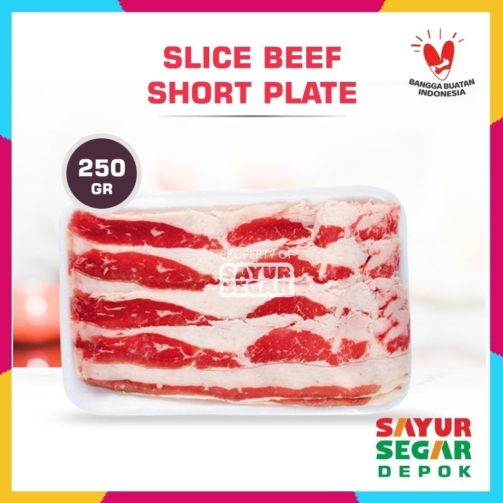 

SLICE BEEF SHORT PLATE [250g] SHABU-SHABU YAKINIKU