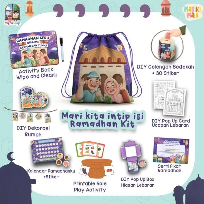 

Ramadhan Seru Activity Kit Bersama Rayhan dan Yumna - My bunayya