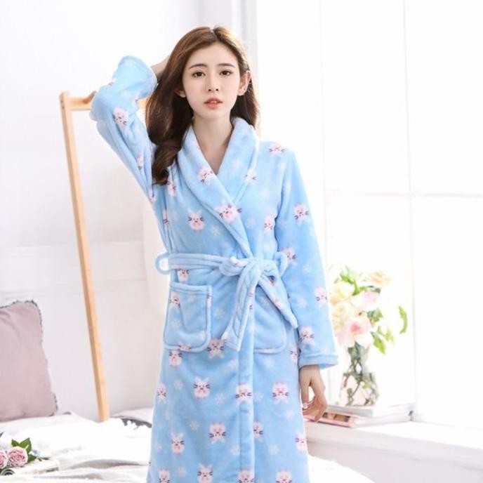 Baju handuk kimono wanita mandi dewasa Import korea KAR