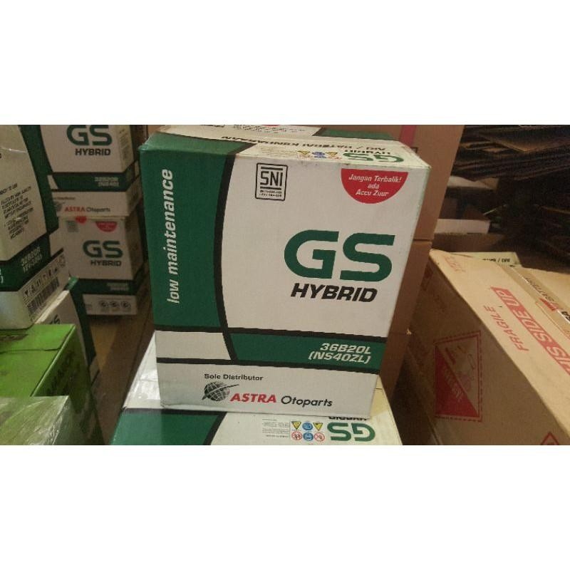 Aki Basah Mobil Sigra,Datsun Go,Agya, Ayla,Jazz Gs Hybrid Ns40Zl Astra Original