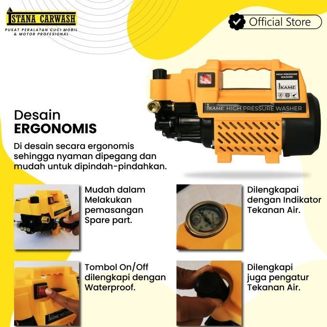 IKAME High Pressure Washer  / Jet Cleaner High Pressure Portable RDN