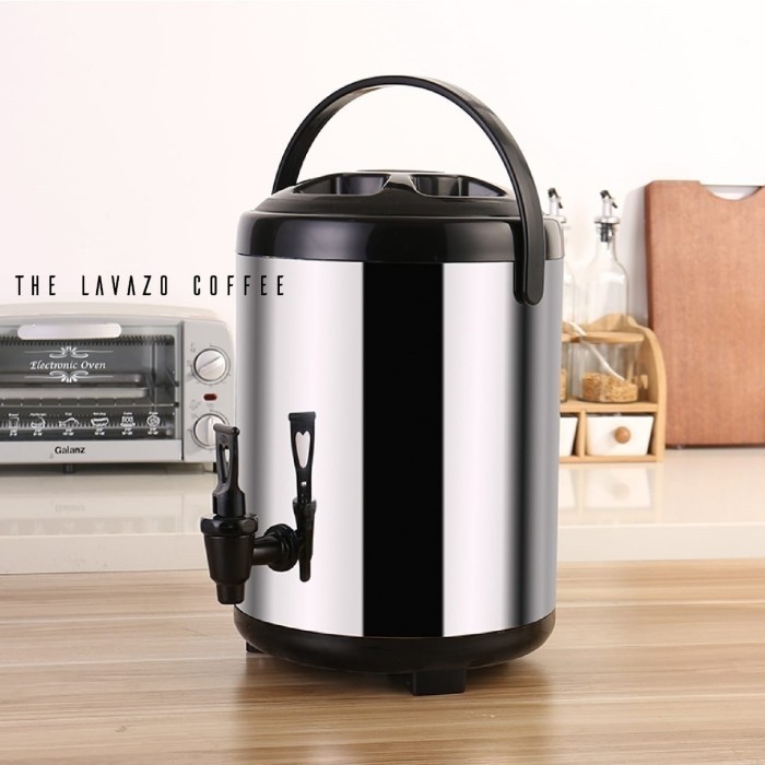 TERMOS DISPENSER AIR PANAS DAN AIR DINGIN WATER JUG STAINLESS STEEL