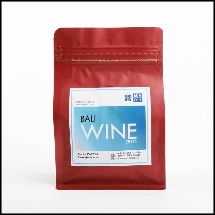 

Kopi Bali Arabica Wine Zero 200G Maharaja Roasted Coffee