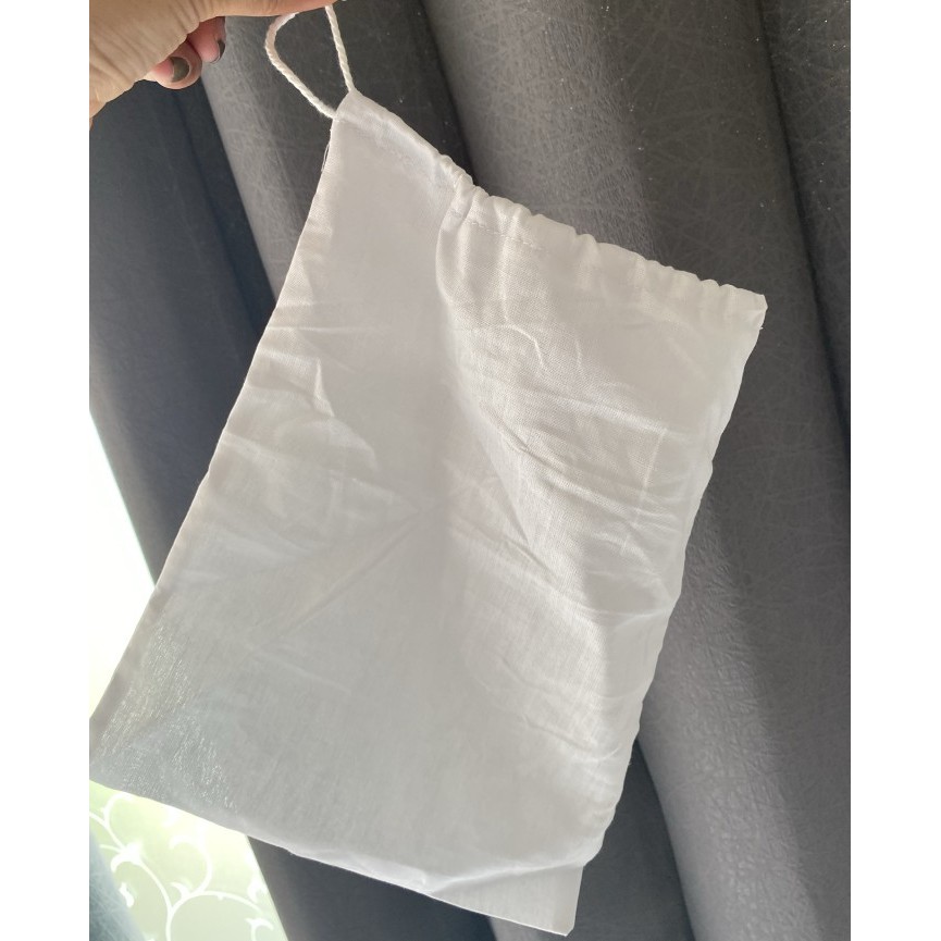 

Legend - Saringan Kantong Kain Serut Uk 15X20/Saringan Susu Kedelai/Kain Serut