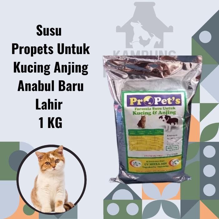 

Propets 1 Kg Susu Kucing Anjing Kitten Baru Lahir