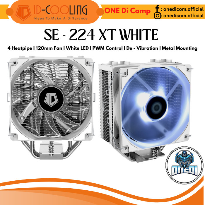 NEW ID Cooling SE224-XT White