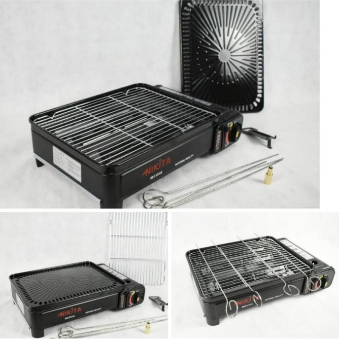 Kompor Portable BBQ Grill Pemanggang Gas tabung
