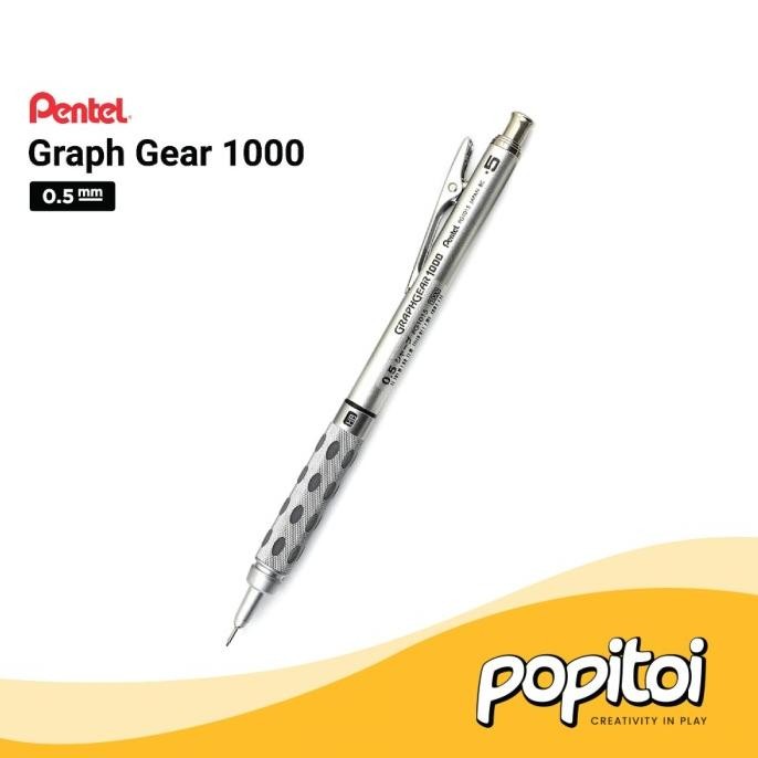

Promo / Pentel Graph Gear 1000 Mechanical Pencil 0.3 0.4 0.5 0.9 Mm Graphgear Non Cod