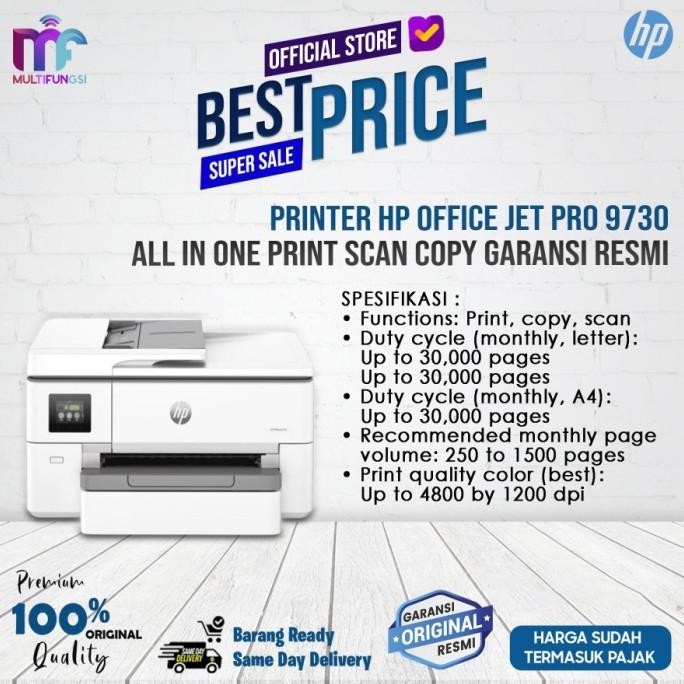 

Printer HP Office Jet Pro 9730 (Pengganti 7740) All In One Original