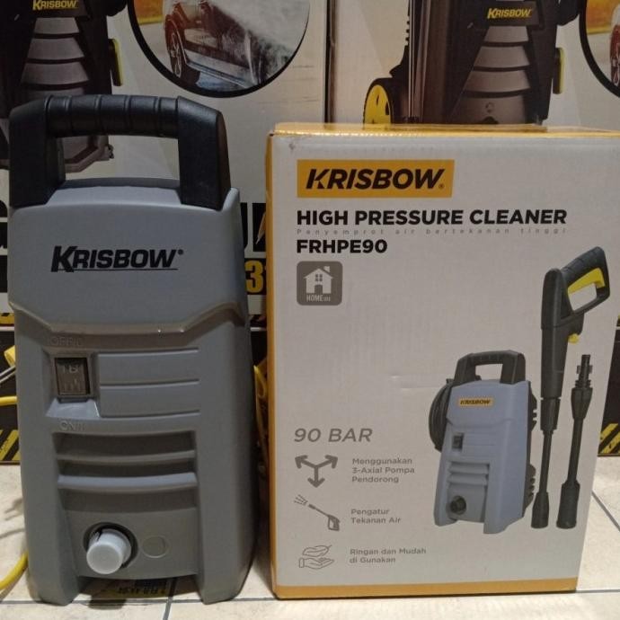 Ready Krisbow High Pressure Cleaner 90 Bar 1000 W / Mesin Cuci Mobil Motor