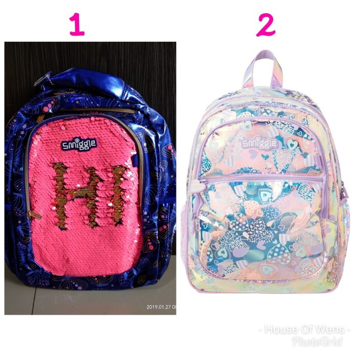 Smiggle Shimmy Backpack - Tas Backpack Smiggle