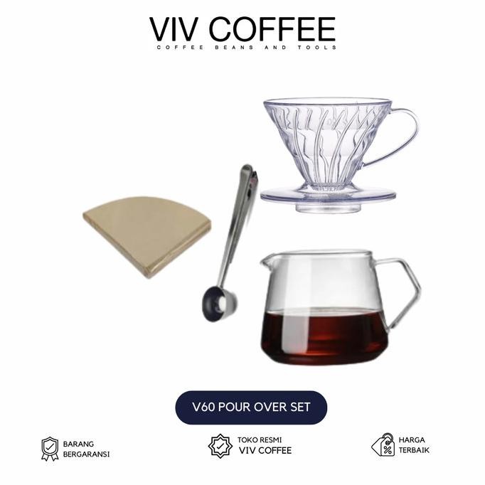 

Paket V60 Set Lengkap Dripper Server dan Kertas Filter Kopi