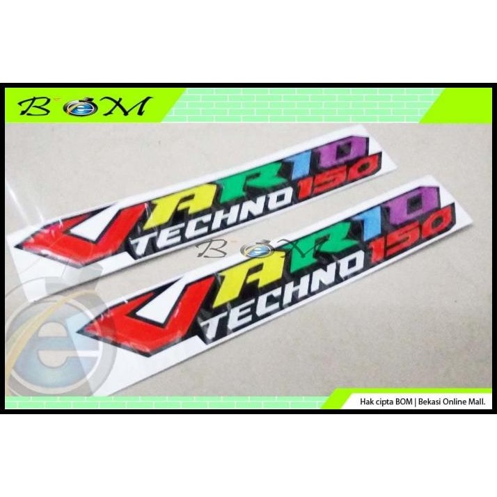 BEST DEAL EMBLEM LAMBANG TULISAN HONDA VARIO TECHNO 150 TIMBUL VARIASI THAILAND 