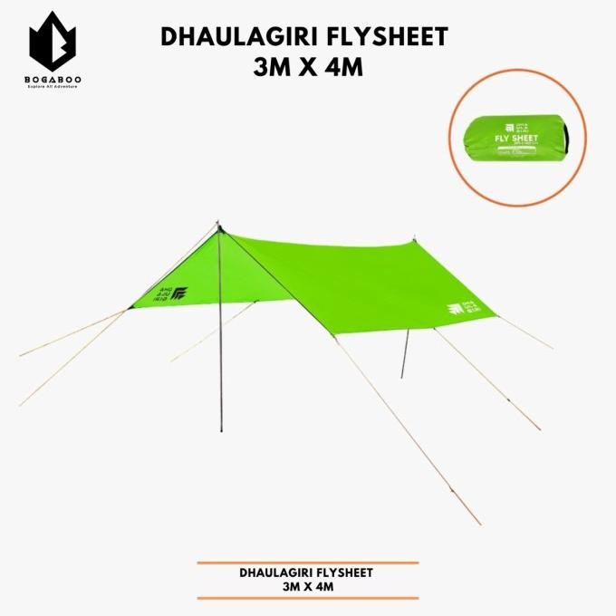 Lysheet Dhaulagiri 3X4 Cm - Dhaulagiri Flysheet 3M X 4M Ultralight -Pe