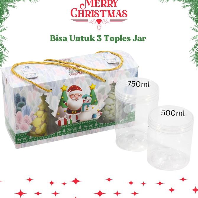 

CR - Kotak Toples Jar Natal, Paper Bag Untuk Toples Jar Kue Kering, Kantong Paperbag Serbaguna Natal ( 5 PCS ) TERLARIS