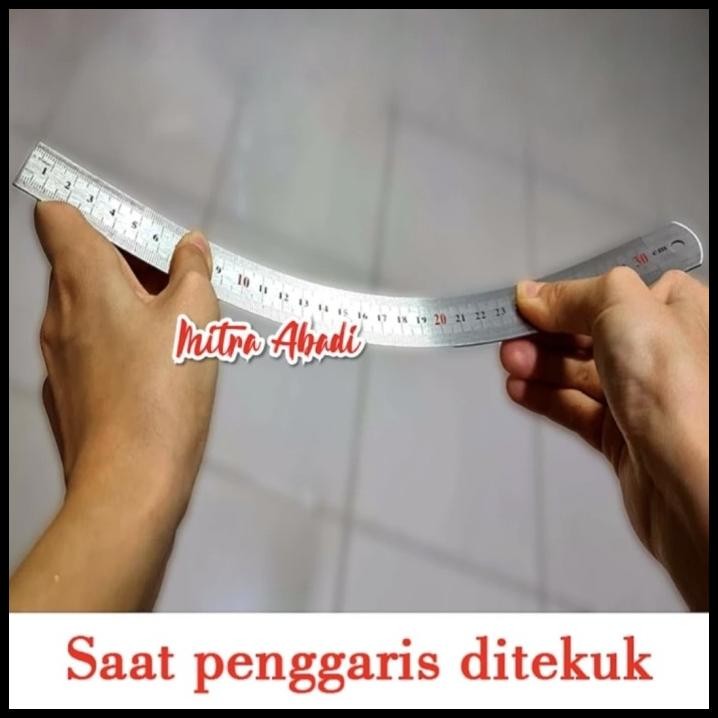 

Penggaris / Mistar Besi Stainless Steel Tebal