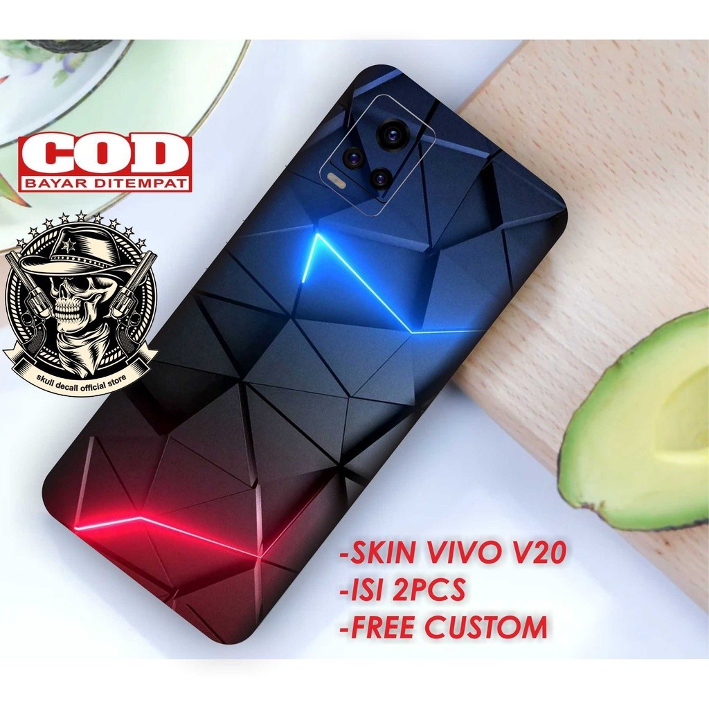 

Vivo V20 Casing/Case Stiker Skin Wrap CUSTOM - Premium Quality