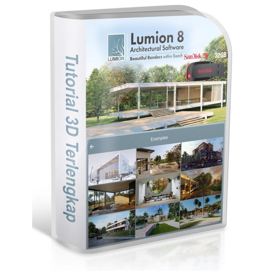 Diskon FD32GB Video Tutorial Enscape VRay Lumion 8 Livesync SketchUp 2018