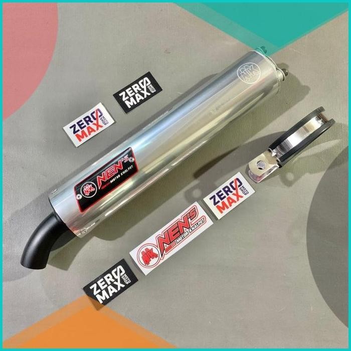 Silencer Knalpot NENS NEN'S AT-1S Aluminium 30cm 2 Tak 2T 2Tak Univers