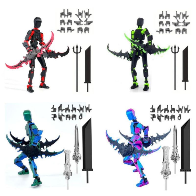 [Siap Kirim] New Illidan Dummy 13 Action Figure Mainan Luy 13 Titan 13 Toy Illidan Dummy 13