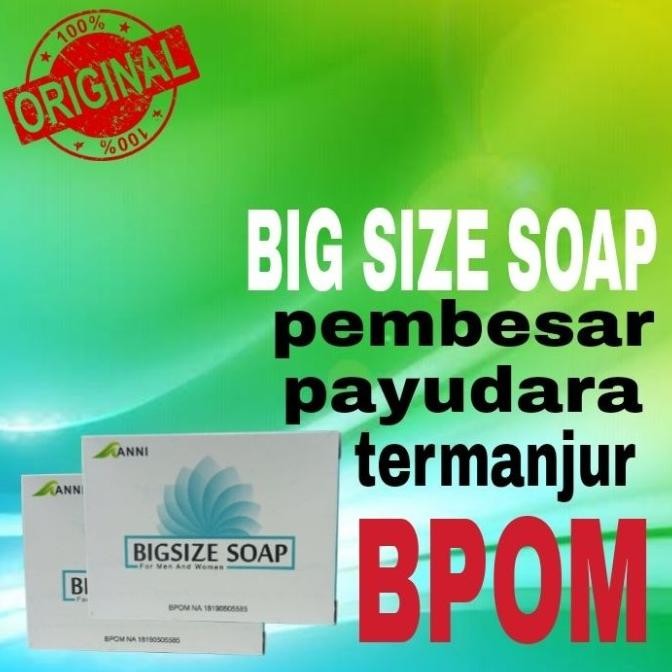 Eksklusif  asli original bigsize soap pembesar payudara montok BPOM murah