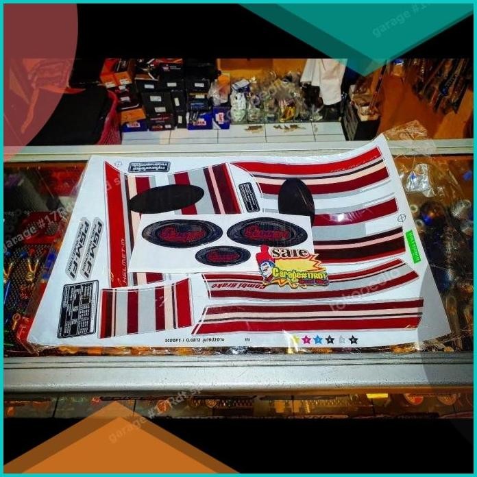 striping sticker honda scoopy club 12 2014 pgm fi bahan kodak thailand