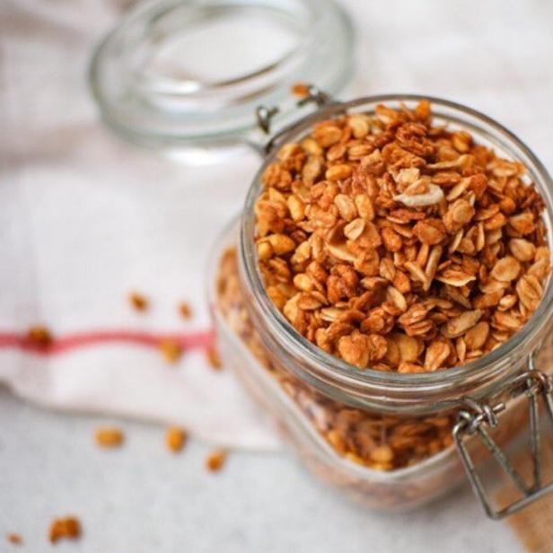 

Peanut Butter Granola 100gr / 500gr - PB, Walnut, Almond, Sunflower Seeds - NO SUGAR - LUCKYBITE
