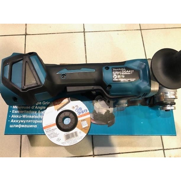 mesin gerinda makita DGA417Z brushless pedal switch/ variable speed