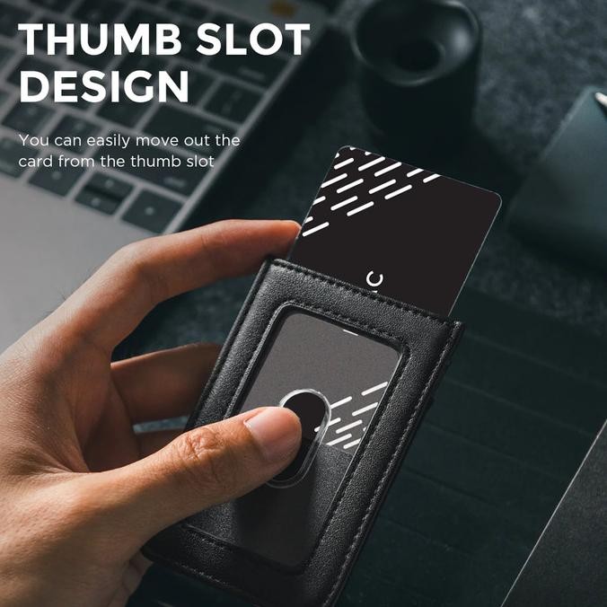 

Diskon Dnac Id Card Holder With Lanyard Money Pocket - Black Deal