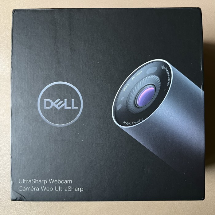 Dell UltraSharp WB7022 Kamera Web 4K Full HD Hitam