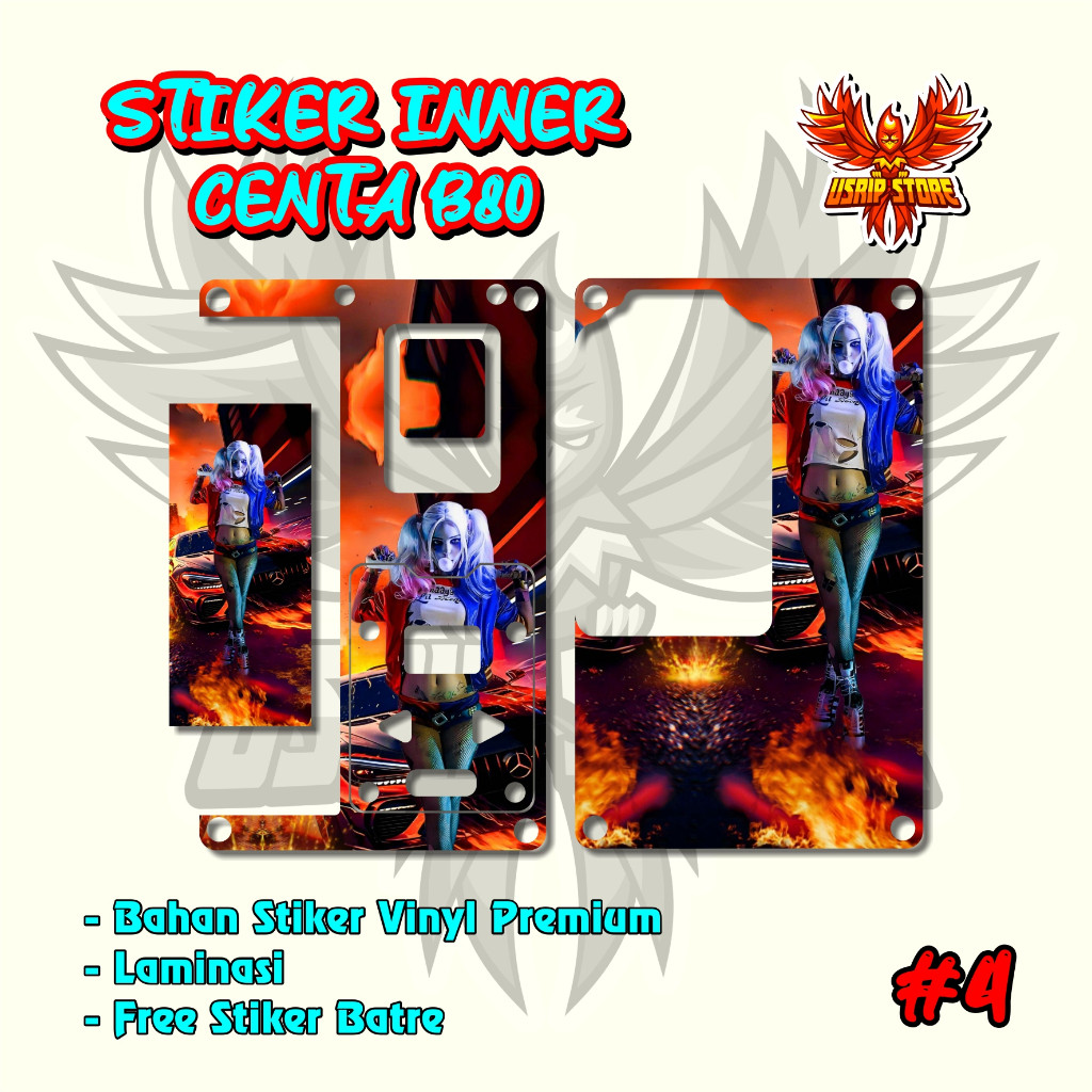 

Stiker Centa B80 Part 1 Motif 4 Casing/Case Stiker Skin Wrap CUSTOM - Premium Quality