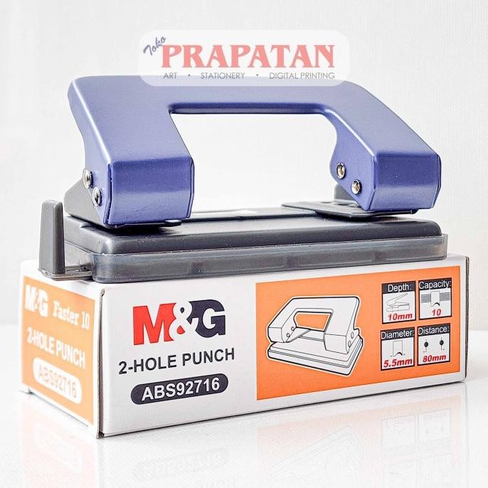 

BARU PEMBOLONG KERTAS M&G FASTER 10 ABS92716 | 2 HOLE PUNCH
