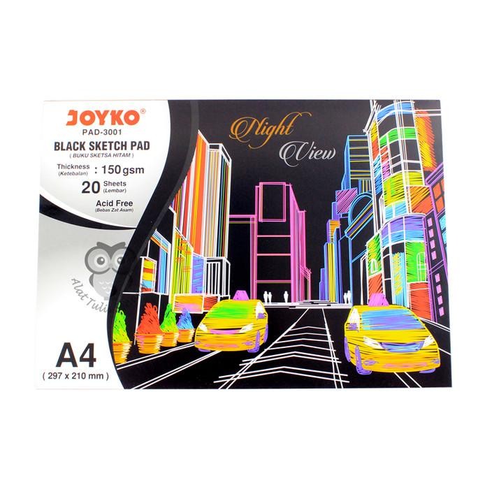 

BARU BUKU SKETSA HITAM A4 JOYKO PAD-3001