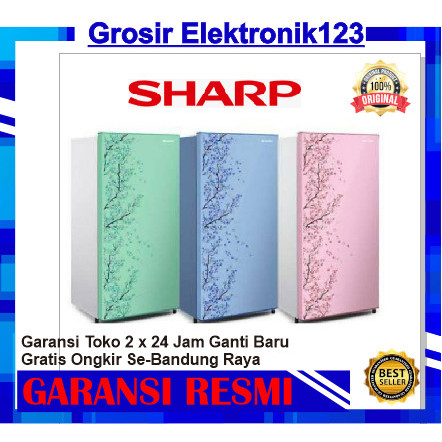 SHARP KULKAS 1 PINTU KIREI 3 SJ162D / SJ 162D / SJ-162D / SJ 162 D