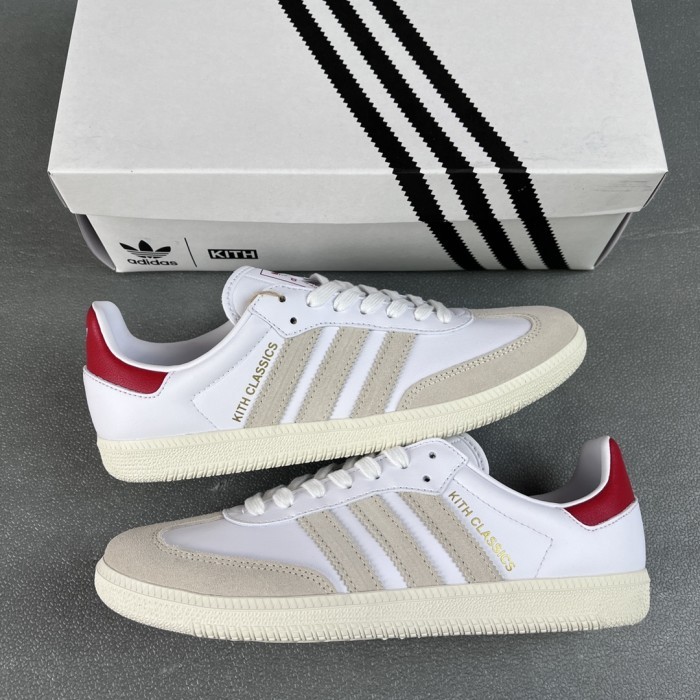 Kith adidas Samba OG Classics White Red