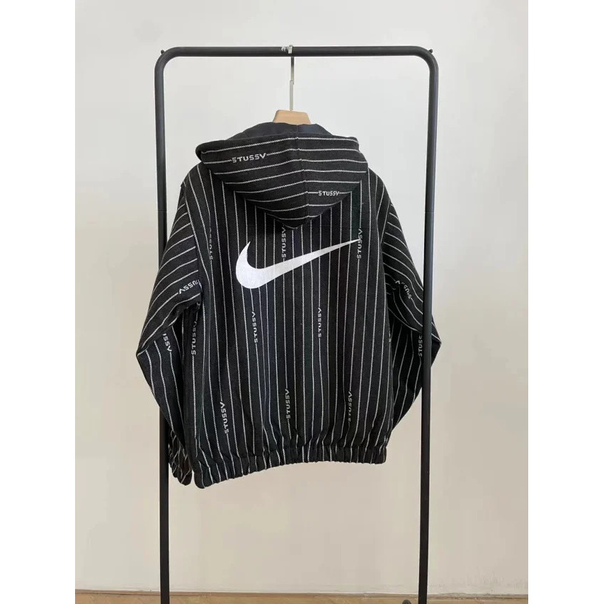 Nike x Stussy Striped Wool Jacket